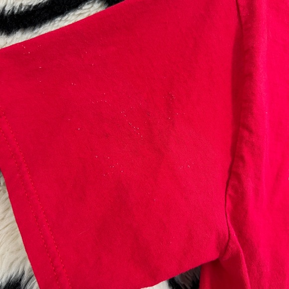 Trader Joe’s crew shirt size Medium in bright red. - Picture 8 of 9